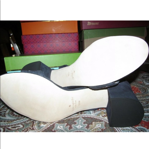 KATE SPADE WATSON SUEDE AND COTTON SANDALS - Picture 6 of 8